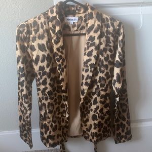 XS Satin Blazer from Revolve